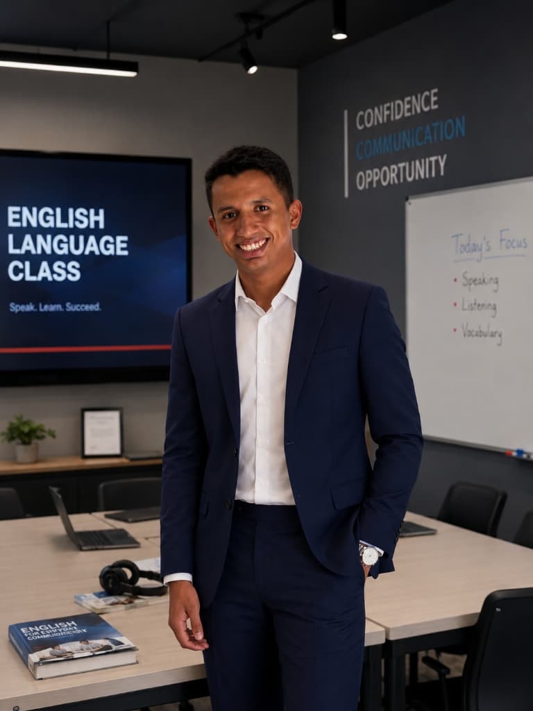 Mohamed Ruby in classroom